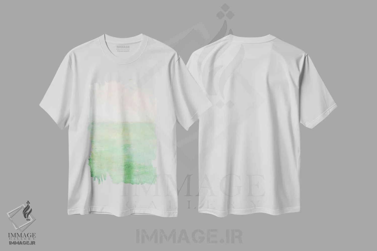 تیشرت سفید طرح دار ادای احترام به روتکو؛ زمان بهار اثر لئون گروسمن | immage.ir