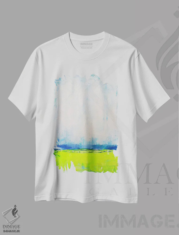 تیشرت سفید طرح دار آیا آزاد خواهی بود اثر لئون گروسمن | immage.ir