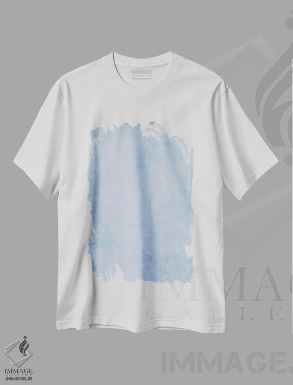 تیشرت سفید طرح دار سبکی غیرقابل فهم هستی اثر لئون گروسمن | فروشگاه ایماژ