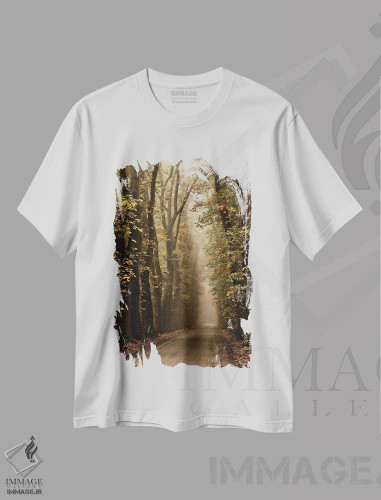 تیشرت سفید طرح دار فولیا، مدیوم اثر لارس فان ده خور | فروشگاه ایماژ