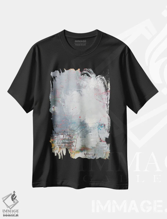 تیشرت مشکی طرح دار دنباله رؤیا I اثر لوری هاف | immage.ir