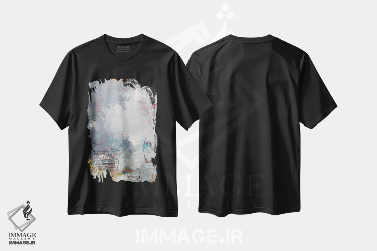 تیشرت مشکی طرح دار دنباله رؤیا I اثر لوری هاف | immage.ir