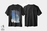 تیشرت مشکی طرح دار طوفان در راه اثر لوری هاف | فروشگاه ایماژ