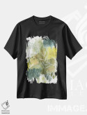 تیشرت مشکی طرح دار طلای طبیعت II، آبستره اثر لورا هورن | immage.ir