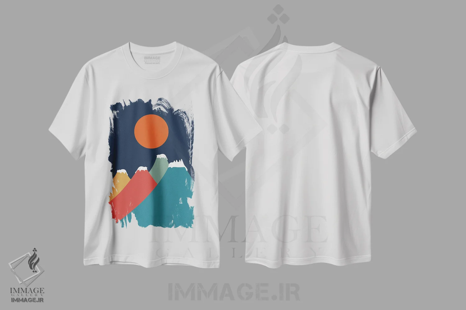 تیشرت سفید طرح دار چشم انداز گربه X، تزئینی اثر لیم هنگ سوی | فروشگاه ایماژ