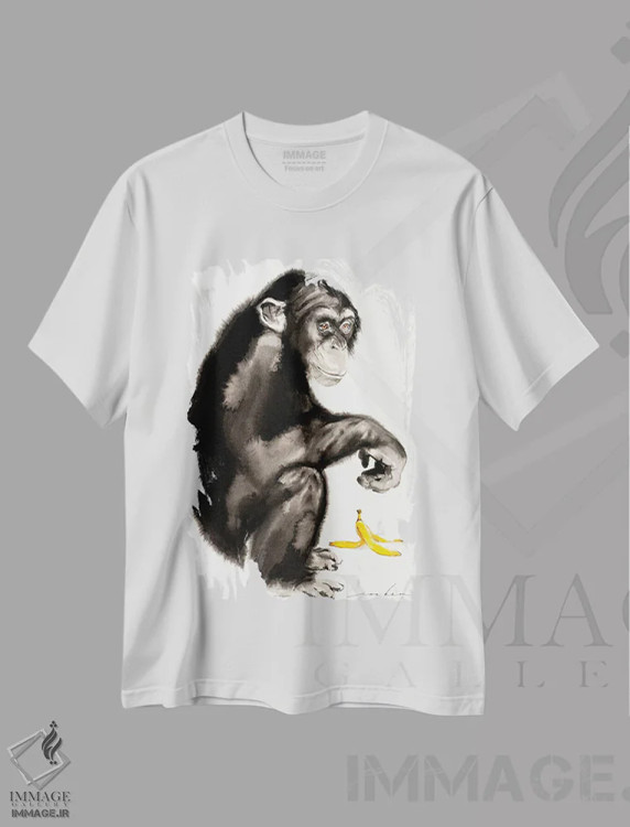 تیشرت سفید طرح دار کنج بازیگوشی ۲، دکور معاصر اثر سو بنگ لیم | immage.ir