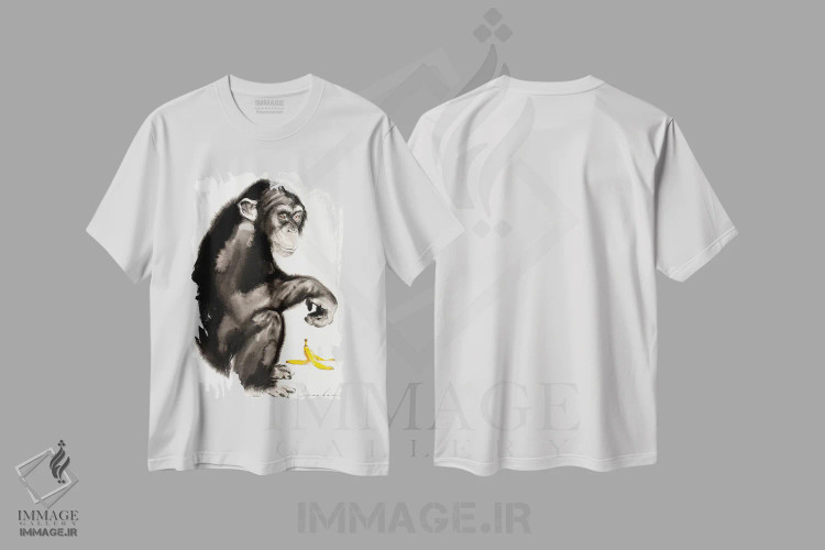 تیشرت سفید طرح دار کنج بازیگوشی ۲، دکور معاصر اثر سو بنگ لیم | immage.ir