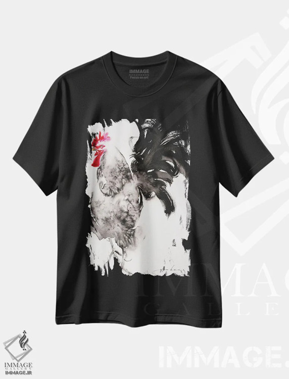 تیشرت مشکی طرح دار بیرون برای تغذیه ۳، دکور معاصر اثر سو بنگ لیم | immage.ir