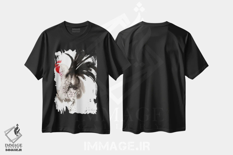 تیشرت مشکی طرح دار بیرون برای تغذیه ۲، دکور معاصر اثر سو بنگ لیم | immage.ir