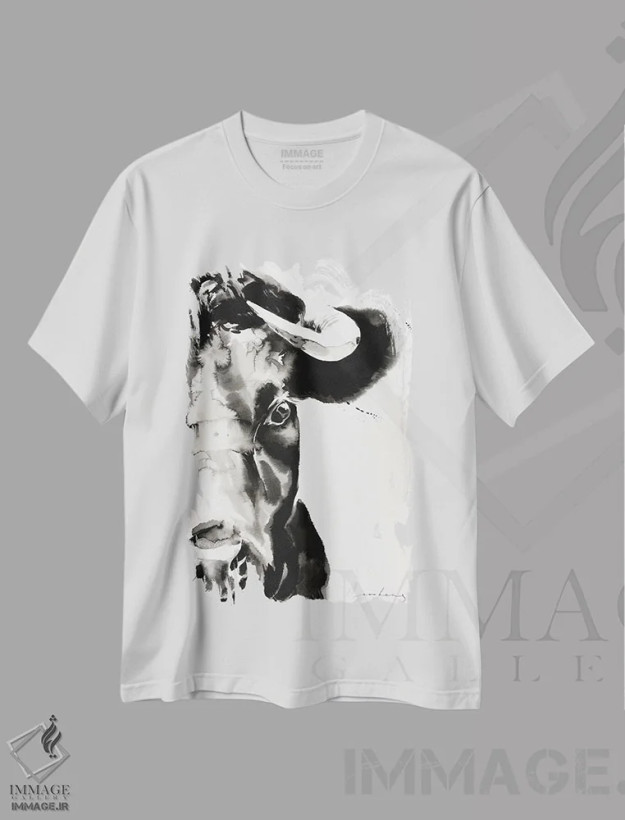 تیشرت سفید طرح دار نیو II، مدیوم اثر سو بنگ لیم | فروشگاه ایماژ