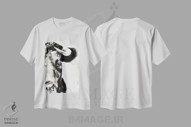 تیشرت سفید طرح دار نیو II، مدیوم اثر سو بنگ لیم | فروشگاه ایماژ