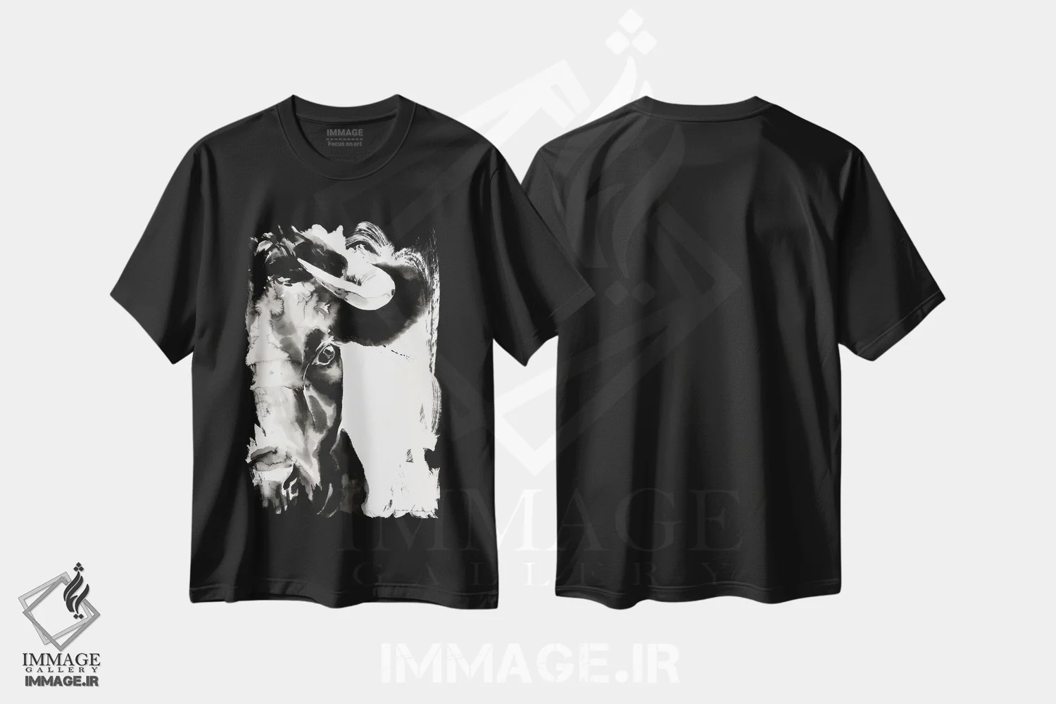 تیشرت مشکی طرح دار نیو II، مدیوم اثر سو بنگ لیم | immage.ir