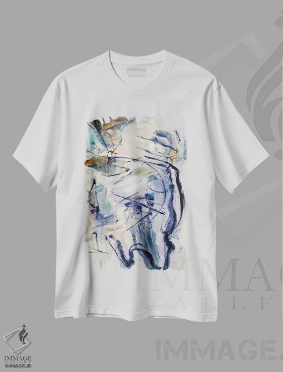 تیشرت سفید طرح دار دماغه ساحلی I اثر سو بنگ لیم | immage.ir