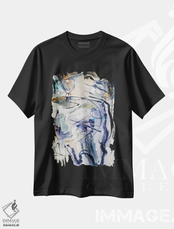 تیشرت مشکی طرح دار دماغه ساحلی I اثر سو بنگ لیم | فروشگاه ایماژ