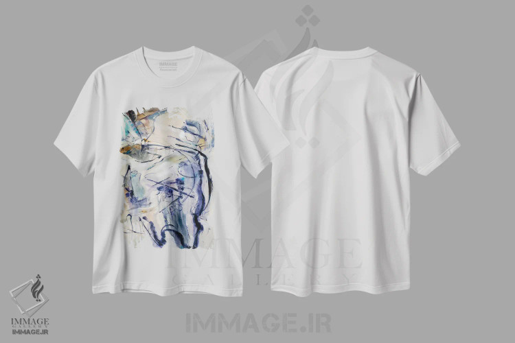 تیشرت سفید طرح دار دماغه ساحلی I اثر سو بنگ لیم | immage.ir