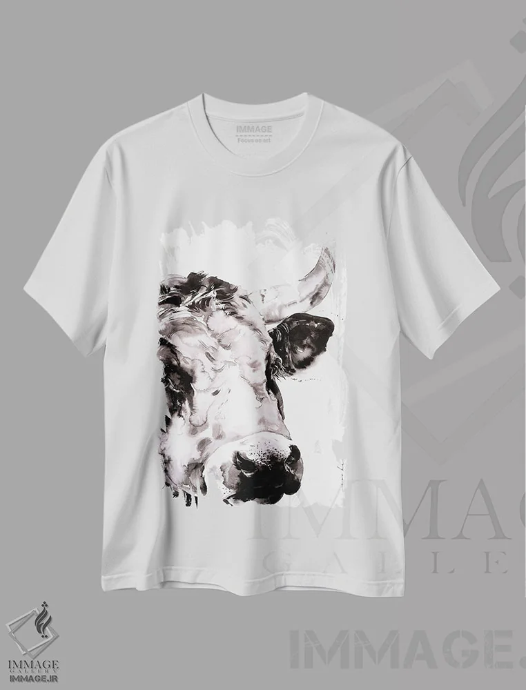 تیشرت سفید طرح دار نیو IV، دکور معاصر اثر سو بنگ لیم | immage.ir