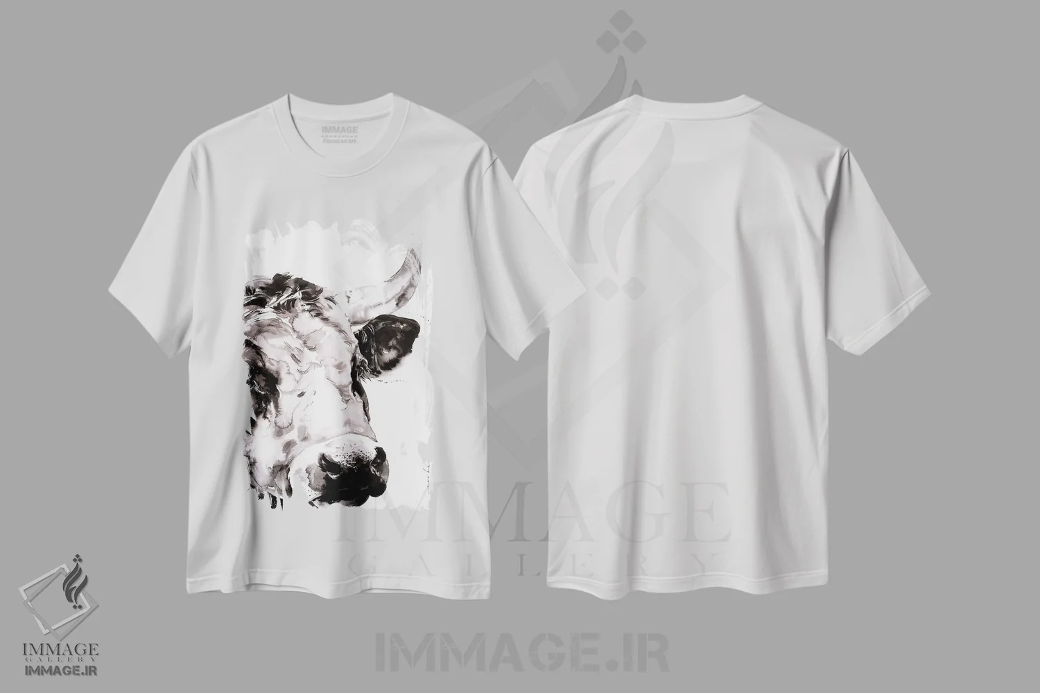 تیشرت سفید طرح دار نیو IV، دکور معاصر اثر سو بنگ لیم | immage.ir
