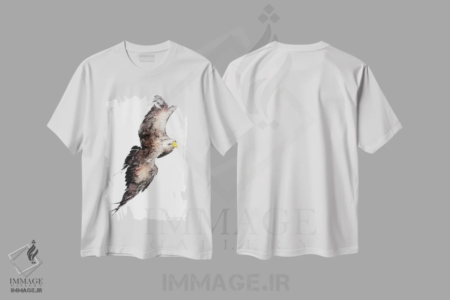 تیشرت سفید طرح دار اوج گیری بر فراز II، دکور معاصر اثر سو بنگ لیم | immage.ir