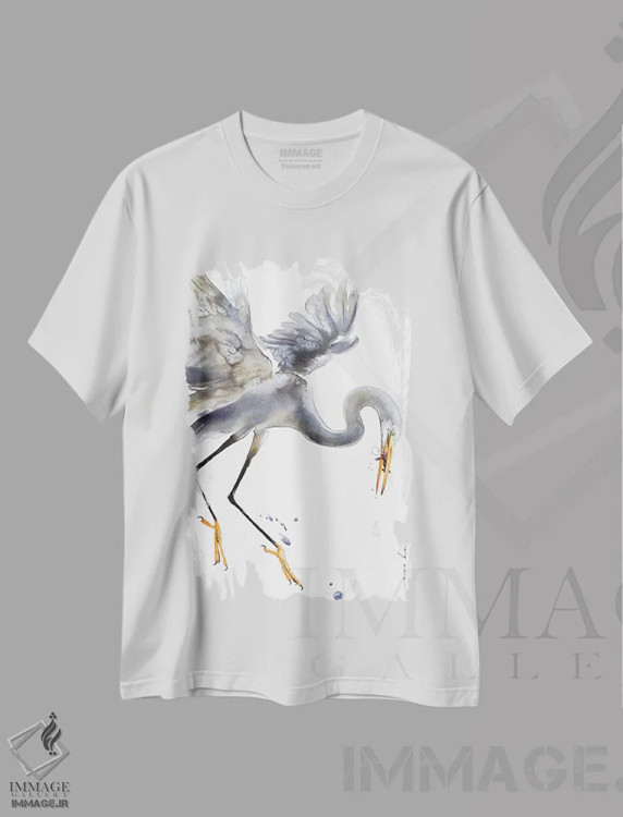 تیشرت سفید طرح دار هنرمندی اگرت، دکور معاصر اثر سو بنگ لیم | immage.ir