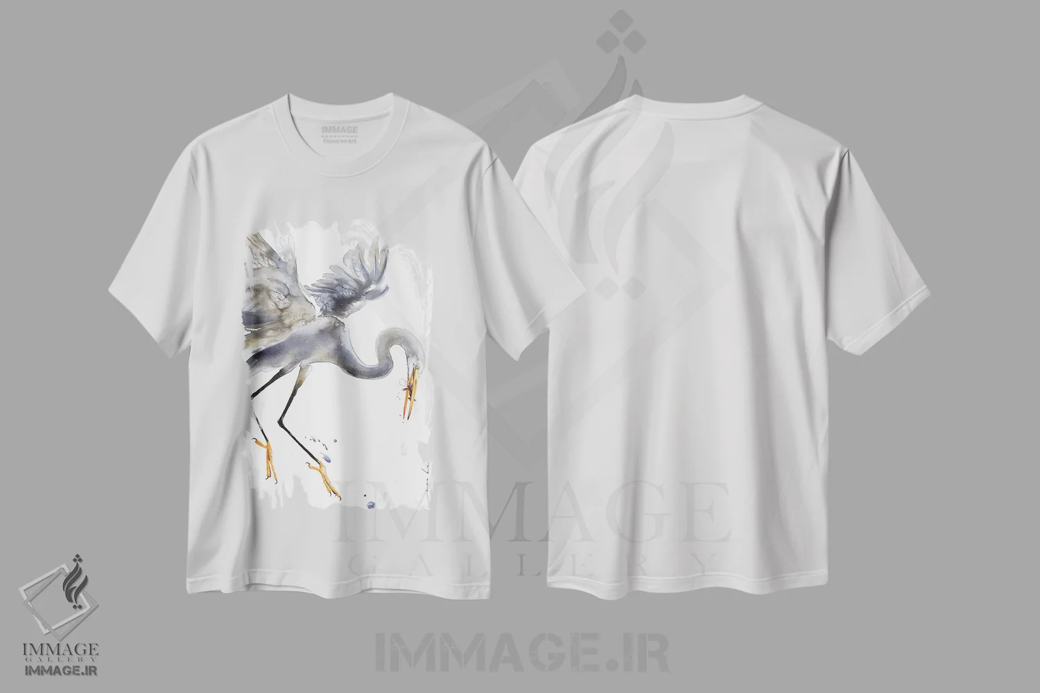 تیشرت سفید طرح دار هنرمندی اگرت، دکور معاصر اثر سو بنگ لیم | immage.ir