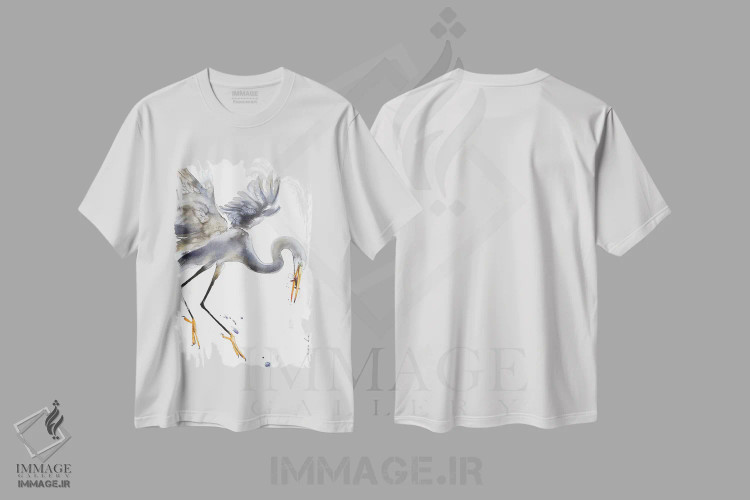 تیشرت سفید طرح دار هنرمندی اگرت، دکور معاصر اثر سو بنگ لیم | immage.ir