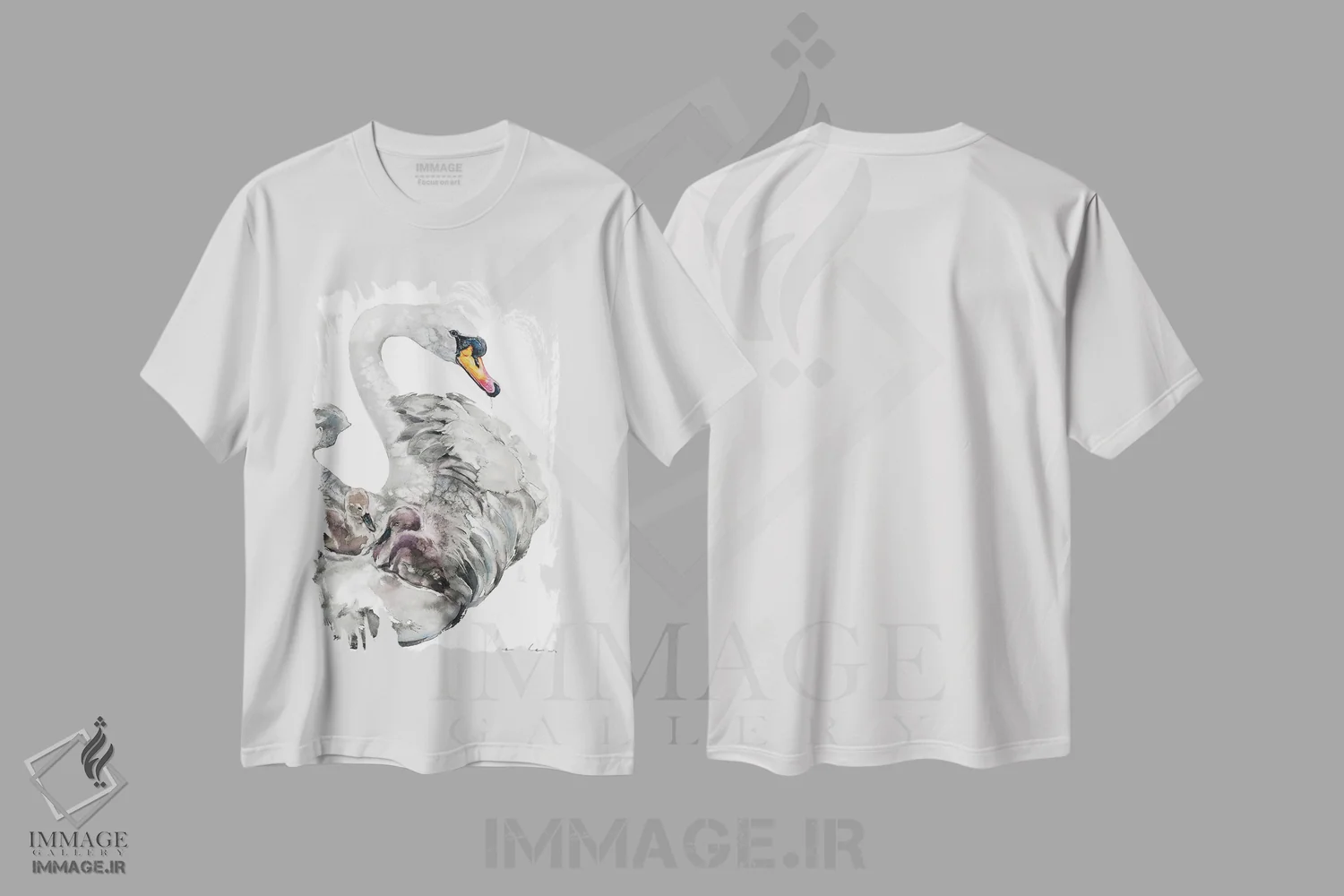 تیشرت سفید طرح دار ظرافت دریانوردی، هنر فاخر معاصر اثر سو بنگ لیم | فروشگاه ایماژ