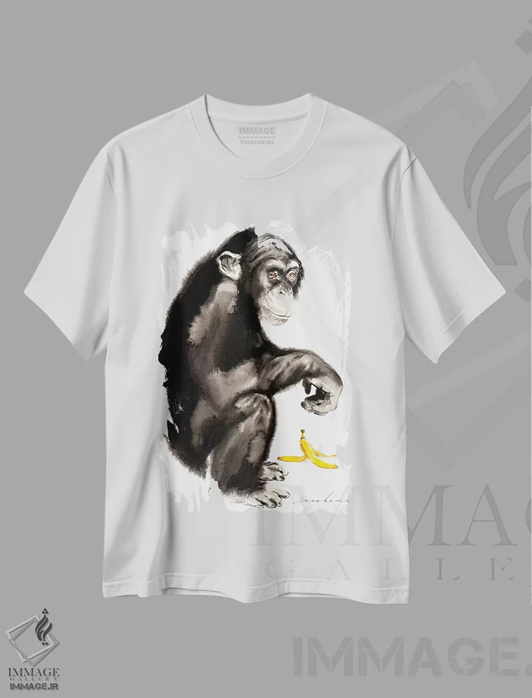 تیشرت سفید طرح دار گوشه شیطنت ۲، مدیوم اثر سو بنگ لیم | immage.ir