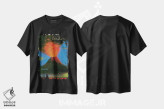 تیشرت مشکی طرح دار مکزیک: آتشفشان پریکوتین، تایپوگرافی اثر هنرمند ناشناس | immage.ir