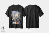 تیشرت مشکی طرح دار نیویورک، تایپوگرافی اثر هنرمند ناشناس | immage.ir
