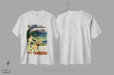تیشرت سفید طرح دار This Summer,کالیفرنیا، همین تابستان، تایپوگرافی اثر هنرمند ناشناس | immage.ir