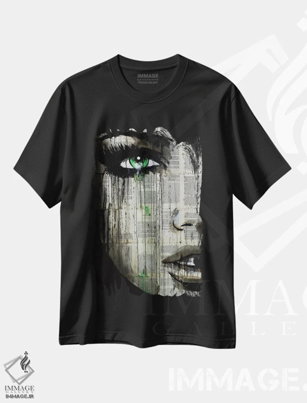 تیشرت مشکی طرح دار فصل، هنر فاخر معاصر اثر لوی جوور | فروشگاه ایماژ