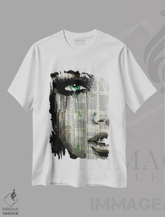 تیشرت سفید طرح دار فصل، هنر فاخر معاصر اثر لوی جوور | immage.ir
