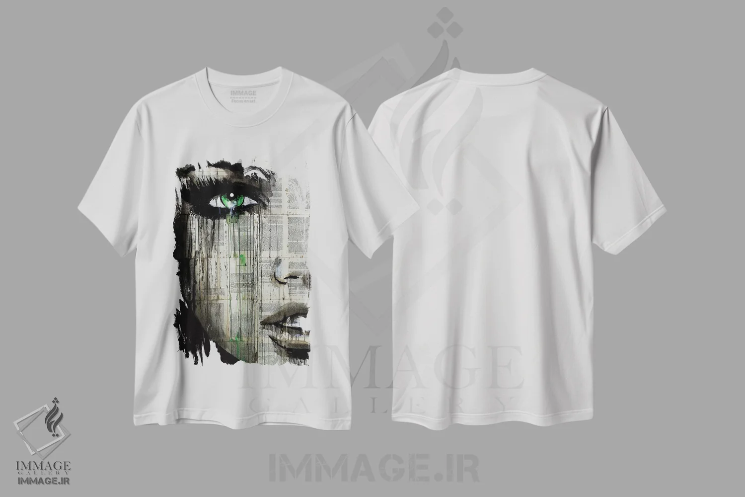 تیشرت سفید طرح دار فصل، هنر فاخر معاصر اثر لوی جوور | immage.ir