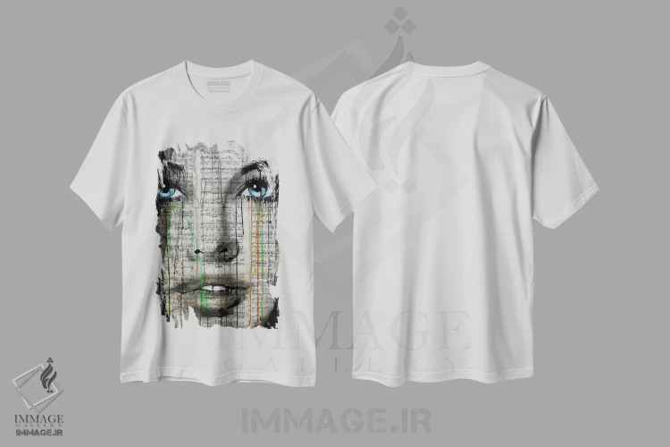 تیشرت سفید طرح دار برای همیشه جوان، هنر فاخر معاصر اثر لوی جوور | immage.ir