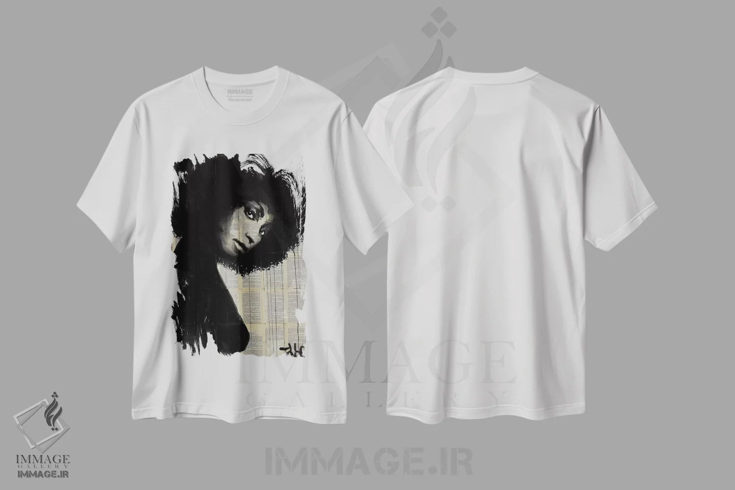 تیشرت سفید طرح دار سلستین، هنر آمریکایی آفریقایی تبار اثر لوی جوور | immage.ir