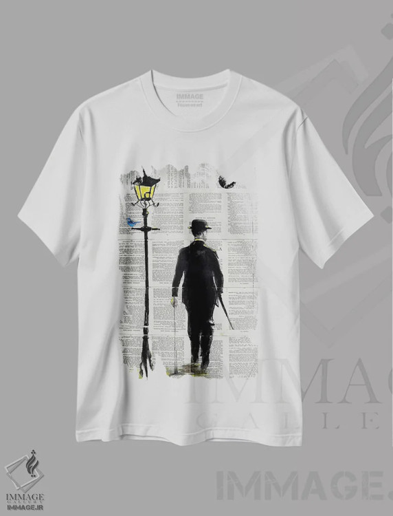 تیشرت سفید طرح دار روز شیک پوشی، هنر فاخر معاصر اثر لوی جوور | immage.ir