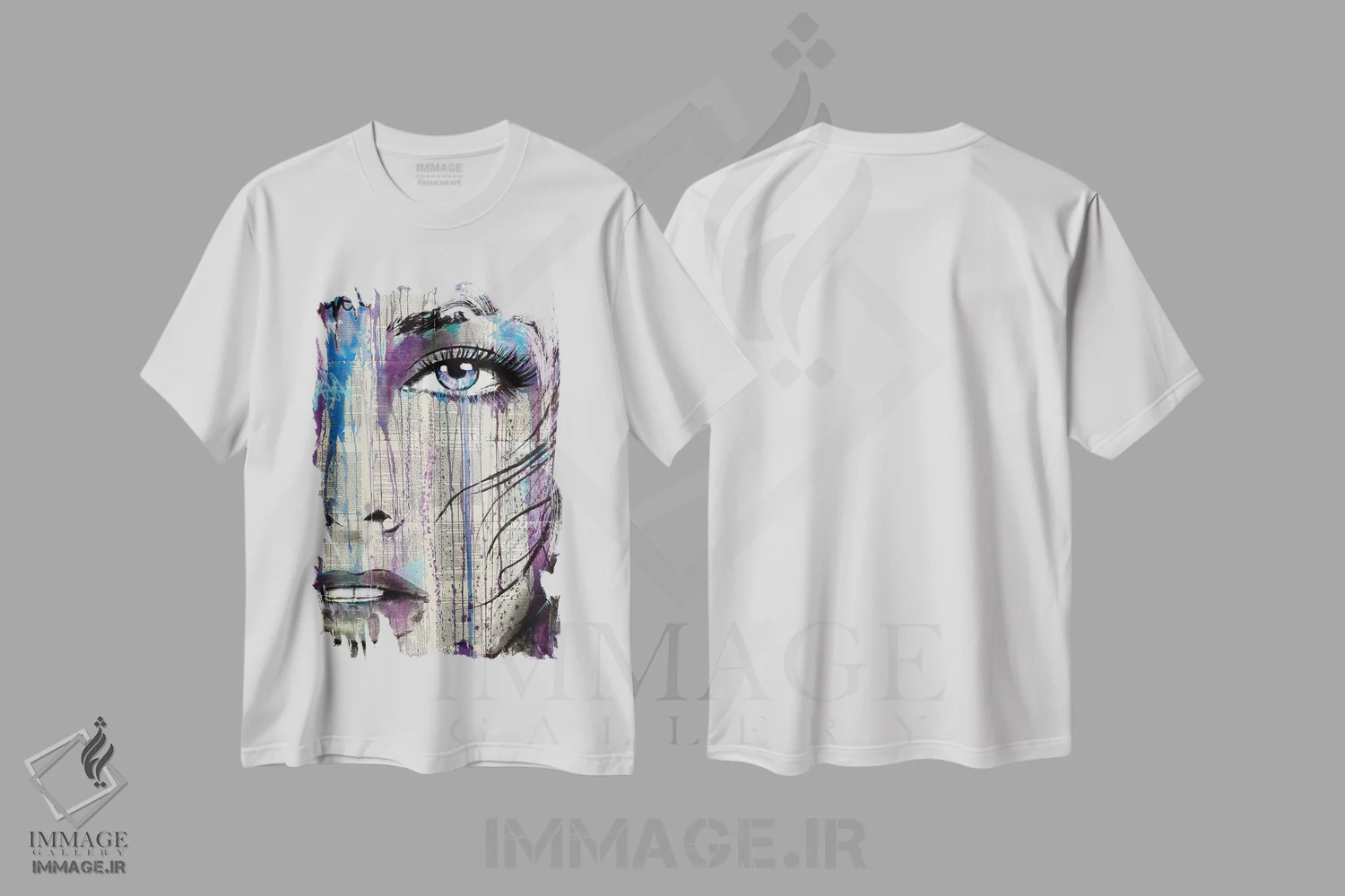 تیشرت سفید طرح دار این احساس چگونه است ۳، هنر فاخر معاصر اثر لوی جوور | فروشگاه ایماژ