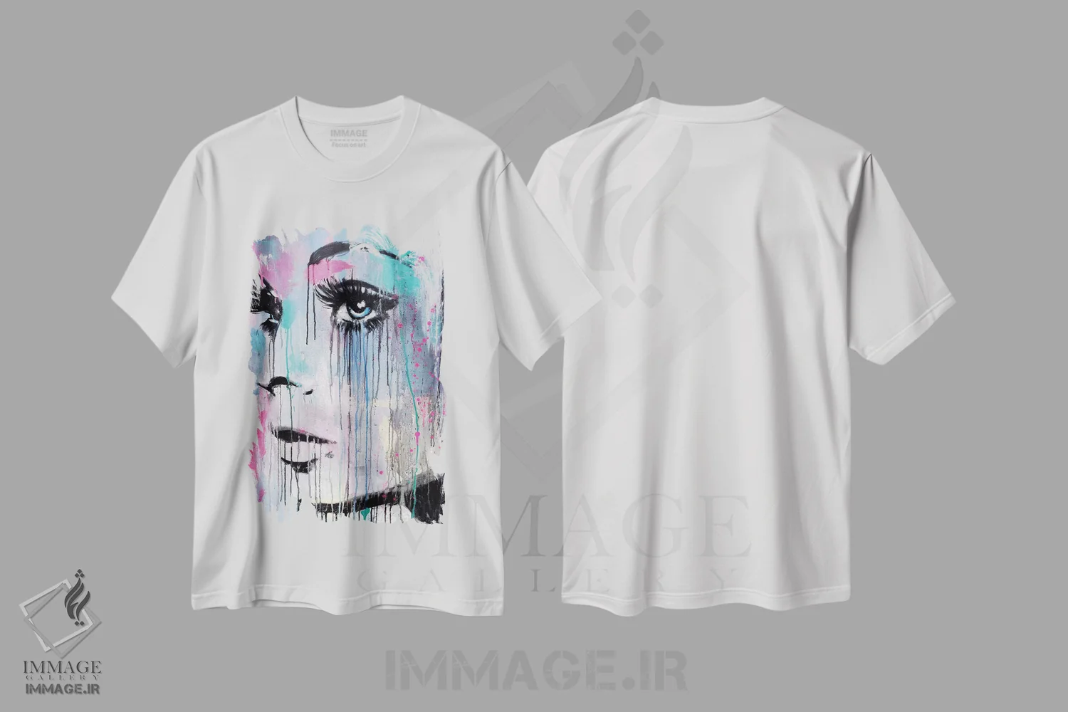 تیشرت سفید طرح دار جوینده، هنر فاخر معاصر اثر لوی جوور | فروشگاه ایماژ
