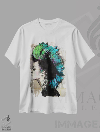 تیشرت سفید طرح دار زیرزمینی، هنر فاخر معاصر اثر لوی جوور | فروشگاه ایماژ