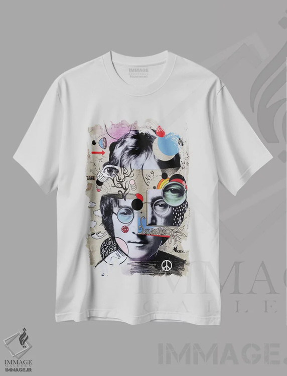 تیشرت سفید طرح دار اگر تلاش کنی آسان است، هنر فاخر معاصر اثر لوی جوور | immage.ir