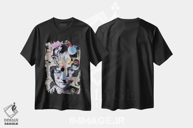 تیشرت مشکی طرح دار اگر تلاش کنی آسان است، هنر فاخر معاصر اثر لوی جوور | فروشگاه ایماژ