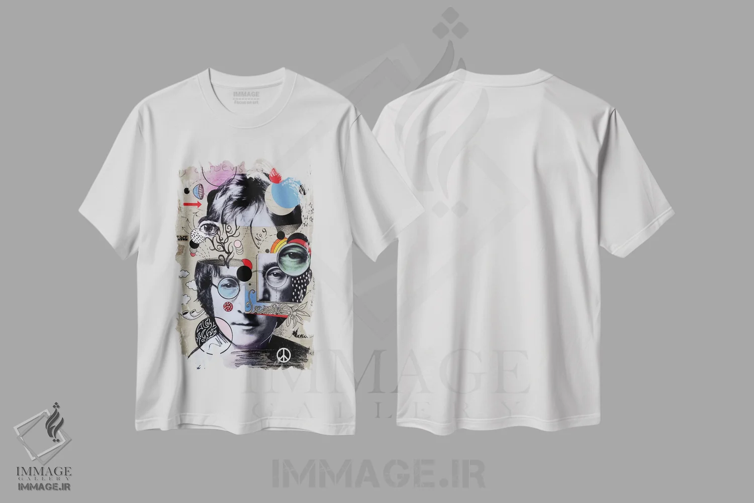 تیشرت سفید طرح دار اگر تلاش کنی آسان است، هنر فاخر معاصر اثر لوی جوور | immage.ir