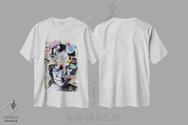 تیشرت سفید طرح دار اگر تلاش کنی آسان است، هنر فاخر معاصر اثر لوی جوور | immage.ir