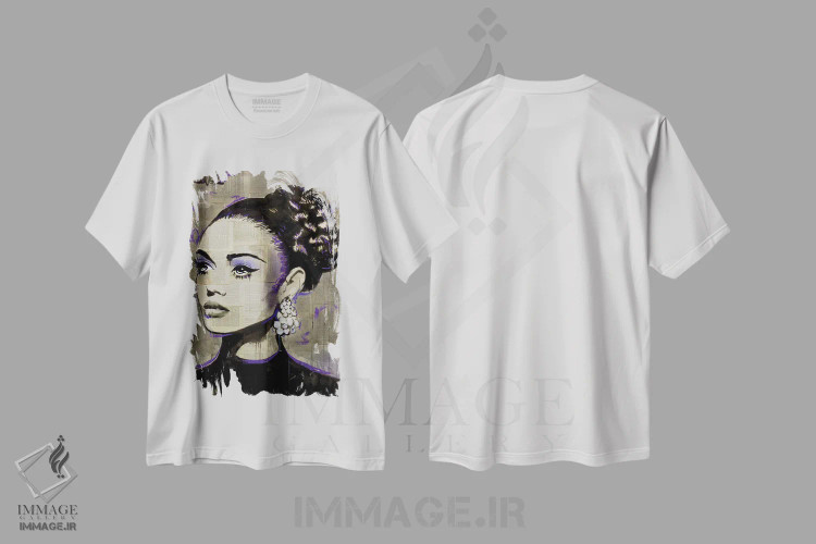 تیشرت سفید طرح دار زوریخ، دکور معاصر اثر لوی جوور | immage.ir