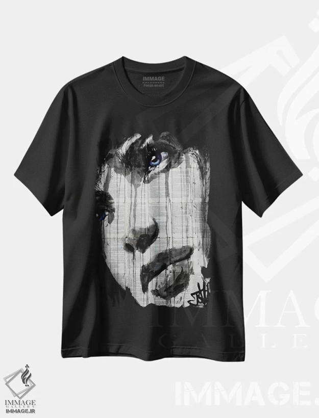 تیشرت مشکی طرح دار همیشه، هنر فاخر معاصر اثر لوی جوور | فروشگاه ایماژ