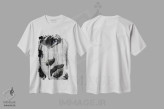 تیشرت سفید طرح دار همیشه، هنر فاخر معاصر اثر لوی جوور | immage.ir