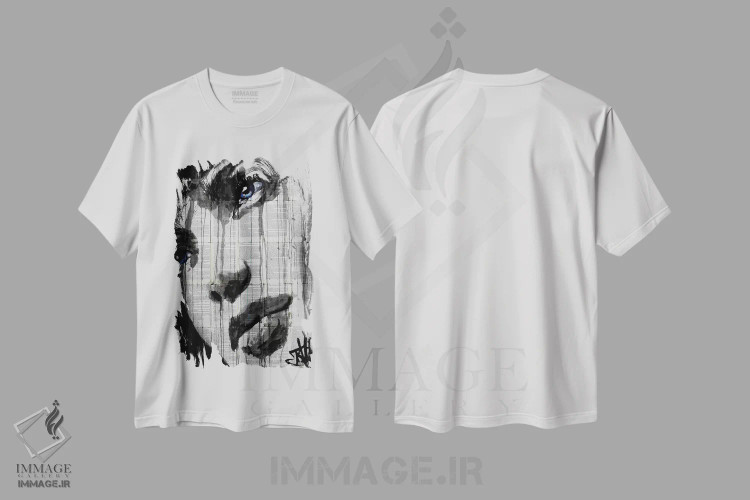 تیشرت سفید طرح دار همیشه، هنر فاخر معاصر اثر لوی جوور | immage.ir