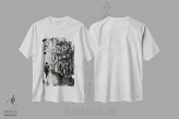 تیشرت سفید طرح دار گشت وگذار در محله چینی ها، هنر فاخر معاصر اثر لوی جوور | immage.ir
