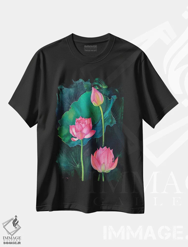 تیشرت مشکی طرح دار جوان سازی، دکور معاصر اثر لیام کوموات | immage.ir