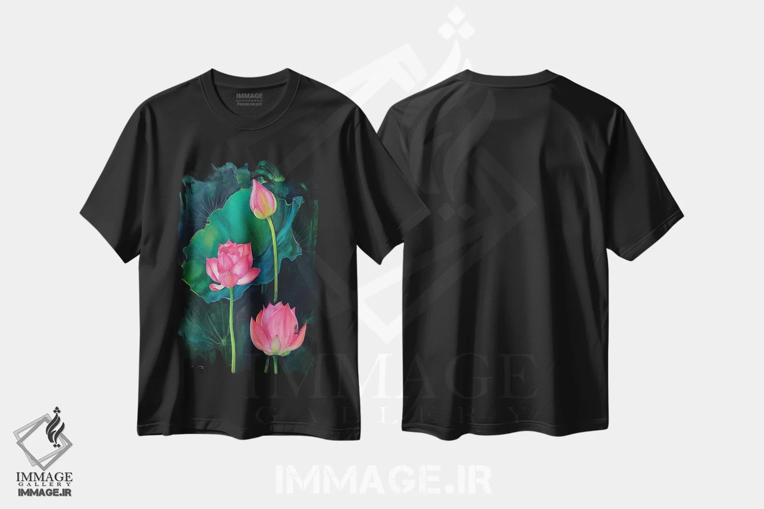 تیشرت مشکی طرح دار جوان سازی، دکور معاصر اثر لیام کوموات | immage.ir